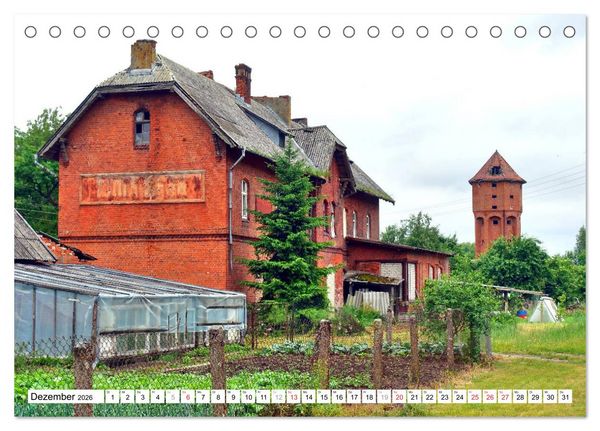 Produktbild: Schienen ins Nichts - Ein St&uuml;ck ostpreu&szlig;ischer Eisenbahngeschichte (Tischkalender 2026 DIN A5 quer), CALVENDO Monatskalender