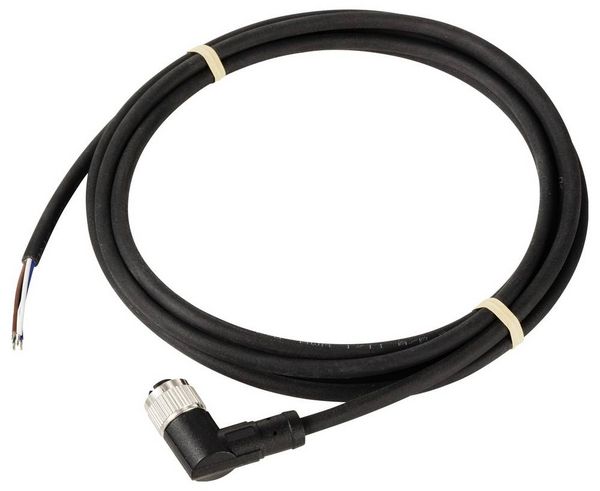 Produktbild: TRU COMPONENTS TC-12833128 Sensor-/Aktor-Anschlussleitung M12 Kupplung, gewinkelt 10 m Polzahl Sensoren: 4 1 St.