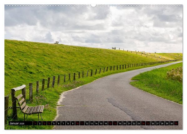 Produktbild: Nordseeinsel Pellworm 2026 (hochwertiger Premium Wandkalender 2026 DIN A2 quer), Kunstdruck in Hochglanz