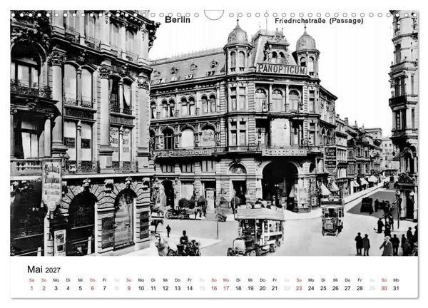 Produktbild: Gr&uuml;&szlig;e aus dem alten Berlin (Wandkalender 2027 DIN A3 quer), CALVENDO Monatskalender