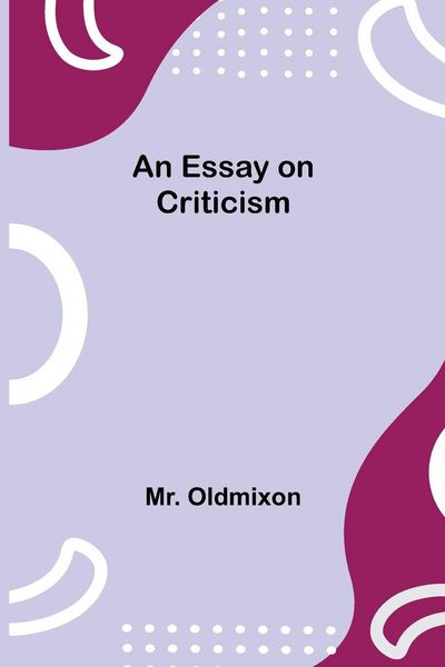 Produktbild: An Essay On Criticism