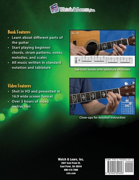 Produktbild: Beginner Guitar Lessons Book 1 with Online Video Access