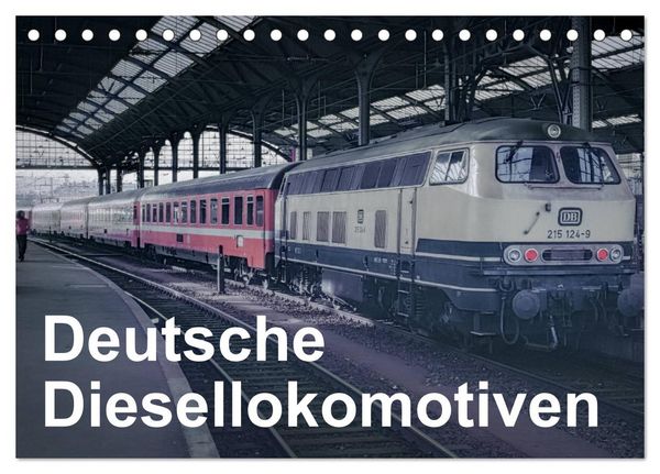 Produktbild: Deutsche Diesellokomotiven (Tischkalender 2026 DIN A5 quer), CALVENDO Monatskalender