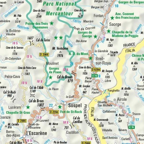 Produktbild: FolyMaps Motorradkarten Frankreich Süd