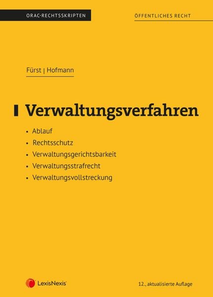 Produktbild: Verwaltungsverfahren (Skriptum)