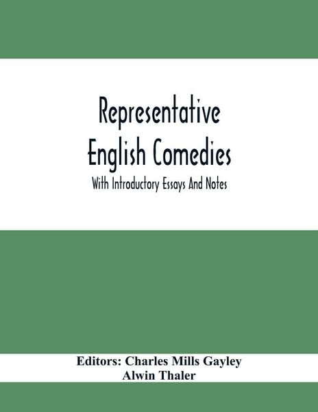 Produktbild: Representative English Comedies