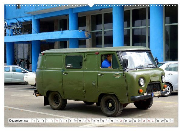 Produktbild: Auto-Legende UAZ-452 - Russlands Brotlaib auf R&auml;dern (hochwertiger Premium Wandkalender 2026 DIN A2 quer), Kunstdruck in Hochglanz