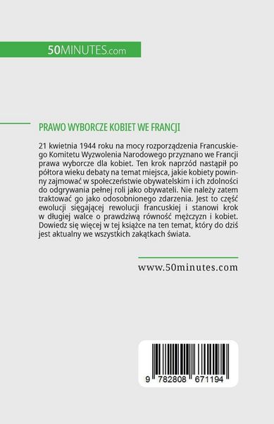 Produktbild: Prawo wyborcze kobiet we Francji