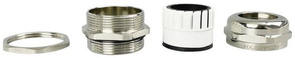 Produktbild: TRU COMPONENTS TC-10302892 Kabelverschraubung PG29 Messing (vernickelt) Metall 1St.