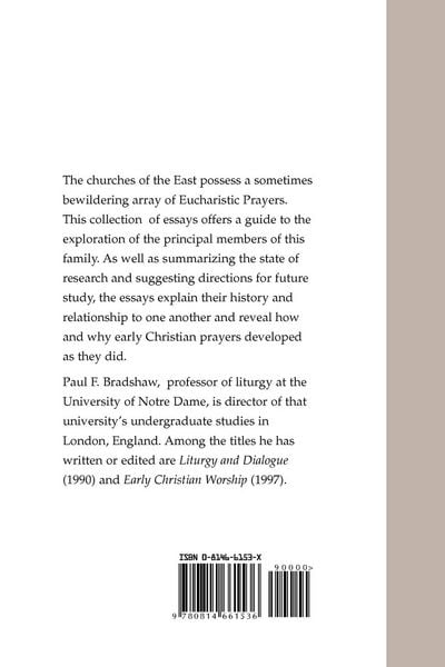 Produktbild: Essays on Early Eastern Eucharistic Prayers