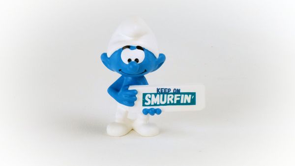 Schleich - Schlumpf Smurfin Schild