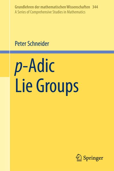 Produktbild: p-Adic Lie Groups