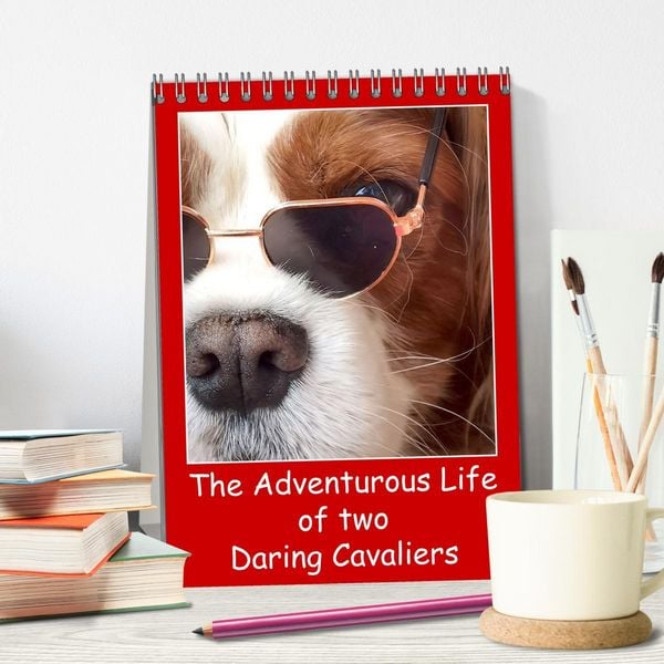 Produktbild: The Adventurous Life of two Daring Cavaliers (Desk Calendar 2026 DIN A5 portrait), CALVENDO 12 Month DeskCalendar