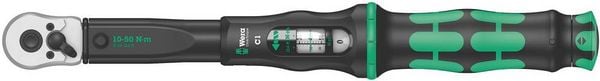 Produktbild: Wera Click-Torque C 1 05075620001 Drehmomentschl&uuml;ssel mit Umschaltknarre 1/2" (12.5 mm) 10 - 50 Nm