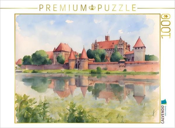 Produktbild: CALVENDO Puzzle Deutschordensschloss Marienburg in Polen | 1000 Teile Lege-Gr&ouml;&szlig;e 64x48cm Foto-Puzzle f&uuml;r gl&uuml;ckliche Stunden