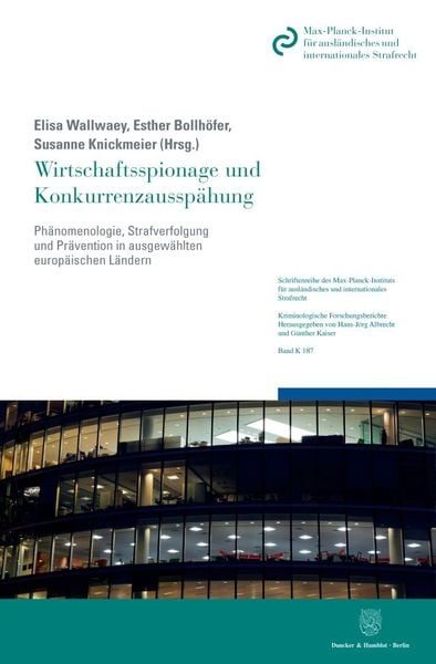 Produktbild: Wirtschaftsspionage und Konkurrenzaussp&auml;hung.