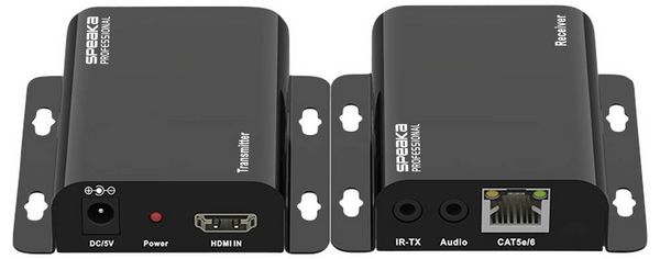 Produktbild: SpeaKa Professional SP-HDMIS-210 HDMI&reg; HDMI Extender &uuml;ber Heimnetzwerk (IP-basiert) 200m