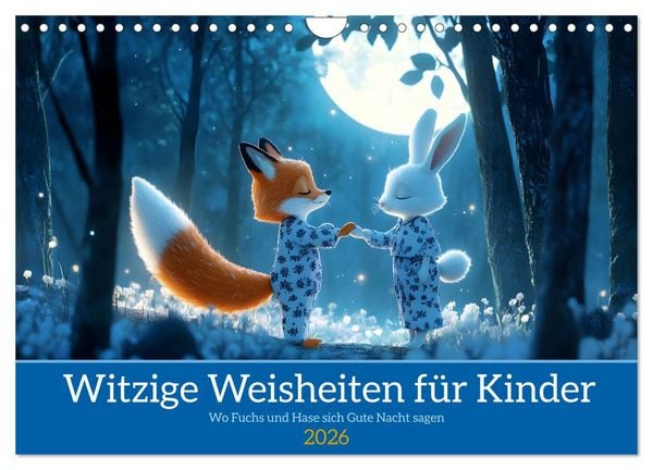 Produktbild: Witzige Weisheiten f&uuml;r Kinder (Wandkalender 2026 DIN A4 quer), CALVENDO Monatskalender