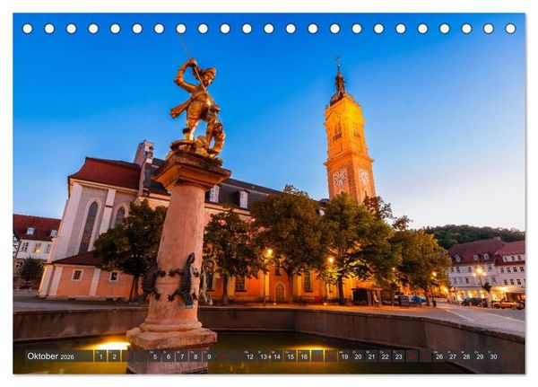 Produktbild: Ein Blick auf die Wartburgstadt Eisenach (Tischkalender 2026 DIN A5 quer), CALVENDO Monatskalender