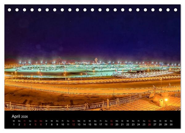 Produktbild: M&uuml;nchen bei Nacht (Tischkalender 2026 DIN A5 quer), CALVENDO Monatskalender