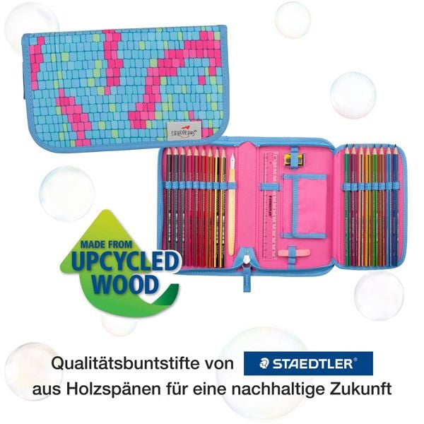 Produktbild: DerDieDas Schulranzen Set ErgoFlex Easy, Schulranzen Set, 5tlg, Happy Pixel