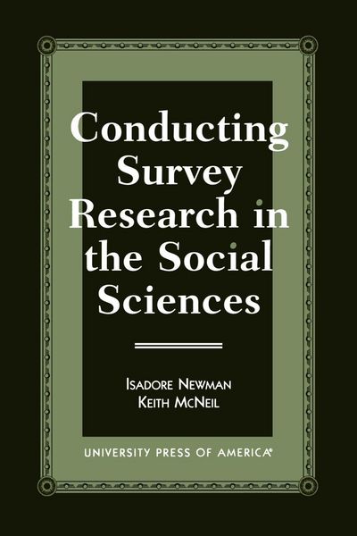 Produktbild: Conducting Survey Research in the Social Sciences