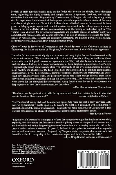 Produktbild: Biophysics of Computation
