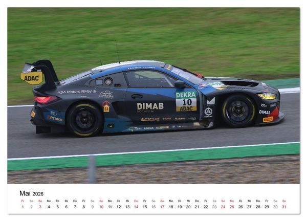 Produktbild: Bayerische Motoren Werke im Motorsport (Wandkalender 2026 DIN A2 quer), CALVENDO Monatskalender
