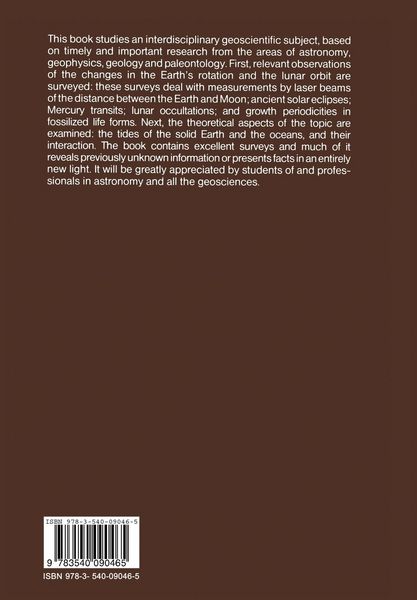 Produktbild: Tidal Friction and the Earth&rsquo;s Rotation