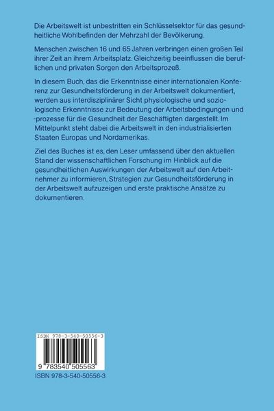 Produktbild: Gesundheitsf&ouml;rderung in der Arbeitswelt