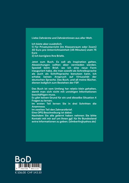 Produktbild: Komplette Vorbereitung auf die FSP der Zahn&auml;rztekammern