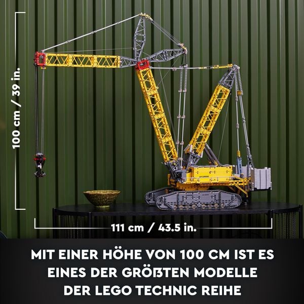 LEGO Technic 42146 Liebherr LR 13000 Raupenkran Set, ferngesteuerter Kran