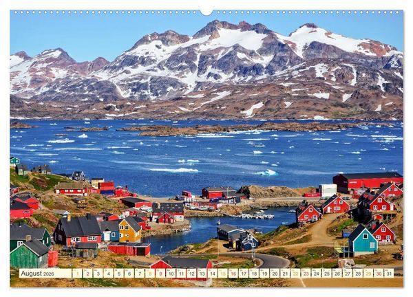 Produktbild: Reise nach Gr&ouml;nland (Wandkalender 2026 DIN A2 quer), CALVENDO Monatskalender