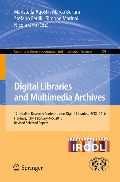 Produktbild: Digital Libraries and Multimedia Archives