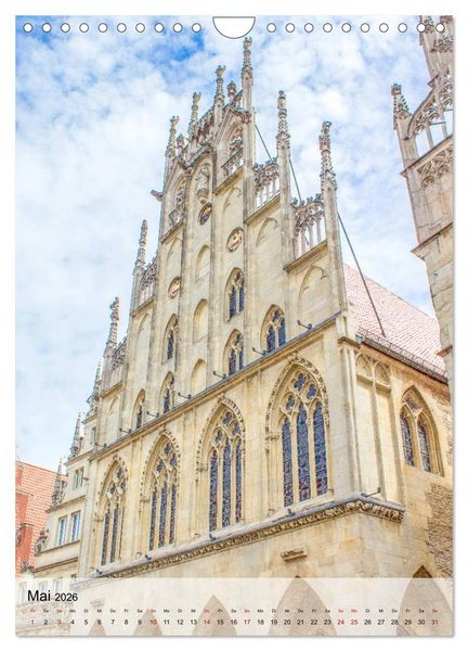 Produktbild: Historisches M&uuml;nster (Wandkalender 2026 DIN A4 hoch), CALVENDO Monatskalender