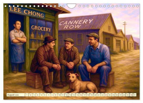 Produktbild: John Steinbeck (Wandkalender 2026 DIN A4 quer), CALVENDO Monatskalender