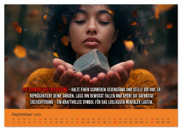 Produktbild: Dein Achtsamkeitskalender (Wandkalender 2026 DIN A4 quer), CALVENDO Monatskalender
