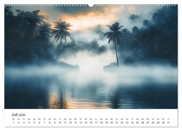 Produktbild: Die Seele des Dschungels - Eine Reise in tropische Wildnis (Wandkalender 2026 DIN A2 quer), CALVENDO Monatskalender