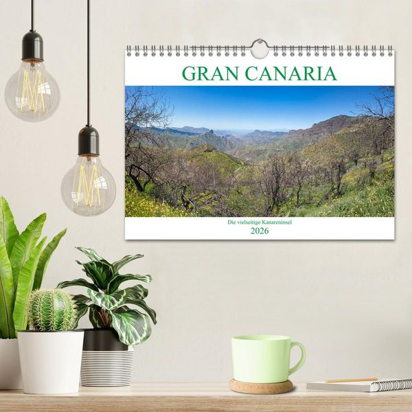 Produktbild: Gran Canaria - Die vielseitige Kanareninsel (Wandkalender 2026 DIN A4 quer), CALVENDO Monatskalender