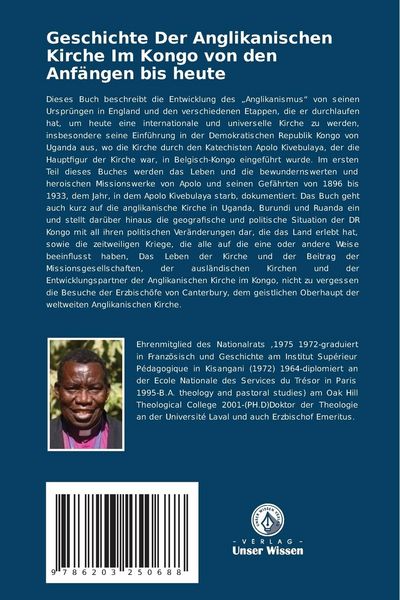 Produktbild: Geschichte Der Anglikanischen Kirche Im Kongo von den Anf&auml;ngen bis heute