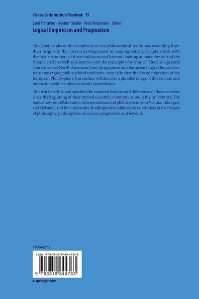 Produktbild: Logical Empiricism and Pragmatism
