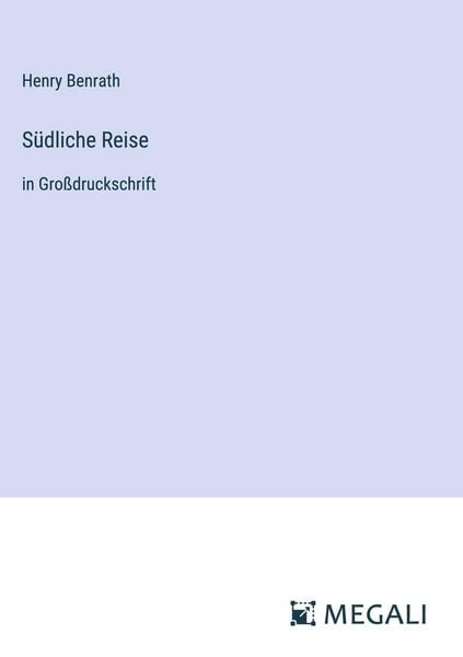 Produktbild: S&uuml;dliche Reise