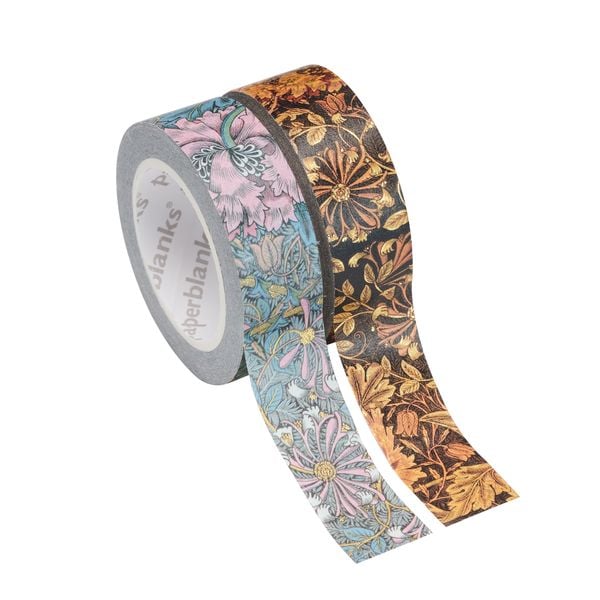 Washi Tape Morris Echtes Geißblatt/Morris Heckenkirsche in Pink, Washi Tape,