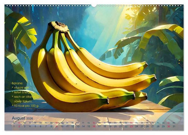 Produktbild: Low Carb Obst und Gem&uuml;se (hochwertiger Premium Wandkalender 2026 DIN A2 quer), Kunstdruck in Hochglanz