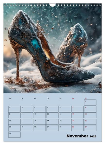Produktbild: Verzaubert durch High Heels &ndash; Ein Kalender f&uuml;r Schuhliebhaber (Wandkalender 2026 DIN A3 hoch), CALVENDO Monatskalender