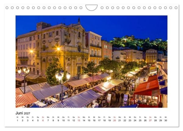 Produktbild: COTE D'AZUR Impressionen (Wandkalender 2027 DIN A4 quer), CALVENDO Monatskalender
