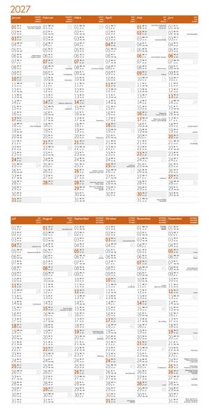 Produktbild: F&uuml;chse Kalender 2027 - 30x30 - Art12