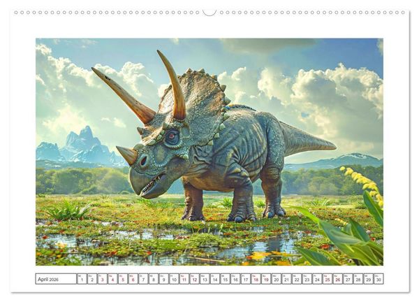 Produktbild: Vergessene Wunder - Ein Jahr mit ausgestorbenen Tieren (Wandkalender 2026 DIN A2 quer), CALVENDO Monatskalender