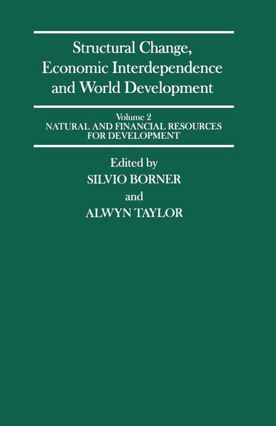 Produktbild: Structural Change, Economic Interdependence and World Development