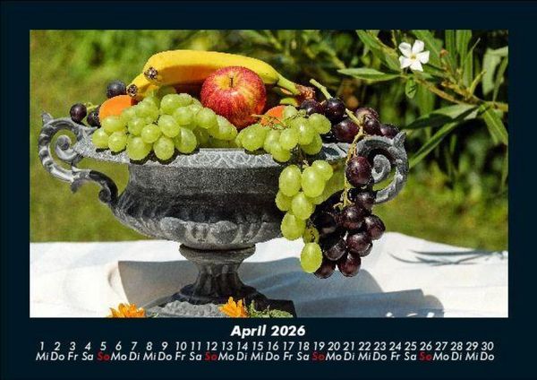 Produktbild: Obstkalender 2026 Fotokalender DIN A5